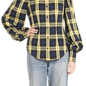 Camicia Tartan Blu e Giallo