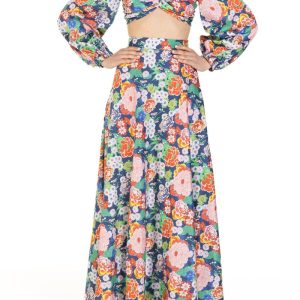 Crop top  Fantasia Peonie
