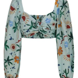 Crop top Fantasia Cactus