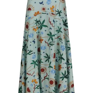 Gonna lunga a sirena Fantasia Cactus