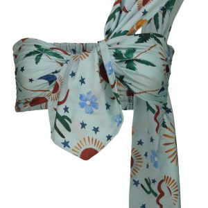 Top monospalla Fantasia Cactus