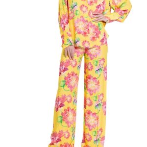 Camicia over Fantasia Fiore Rosa