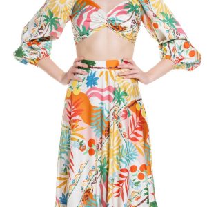 Crop top Fantasia Palme