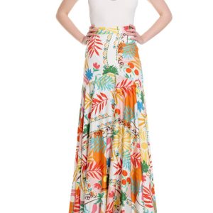 Gonna lunga a sirena Fantasia Palme