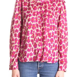 Camicia   Animalier fucsia e rosso