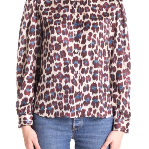 Camicia   Animalier marrone e turchese