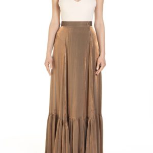 Portafoglio con balza Beachwear Bronzo