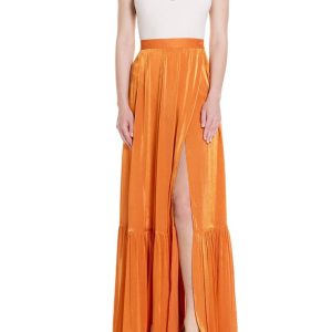 Portafoglio con balza Arancio