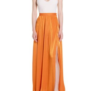 Gonna a portafoglio Arancio