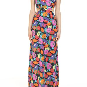 Vestito lungo con incrocio   Fantasia Sevilla