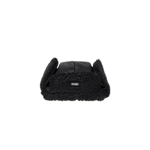 Fleece Trapper Hat - Black