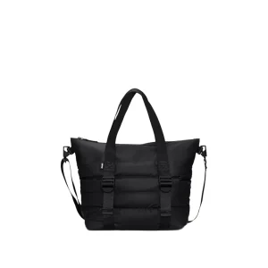 Puffer Mix Tote Bag Mini - Black