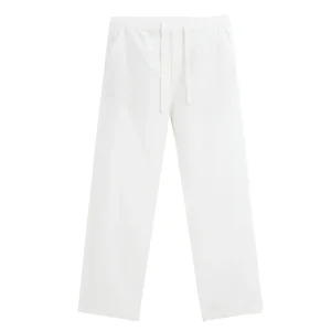 Tommy Pantalone Lino - Gesso