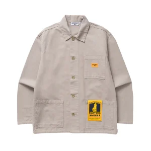 Canvas Chore Shirt - Stone