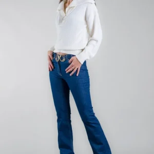 Simona Corsellini Jeans con cintura