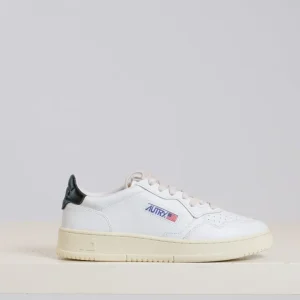 Autry Sneakers 01 Low Man Leather White Black