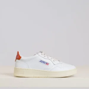 Autry Sneakers Low Leather White Rust