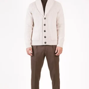 Drumohr Cardigan Panna Merino