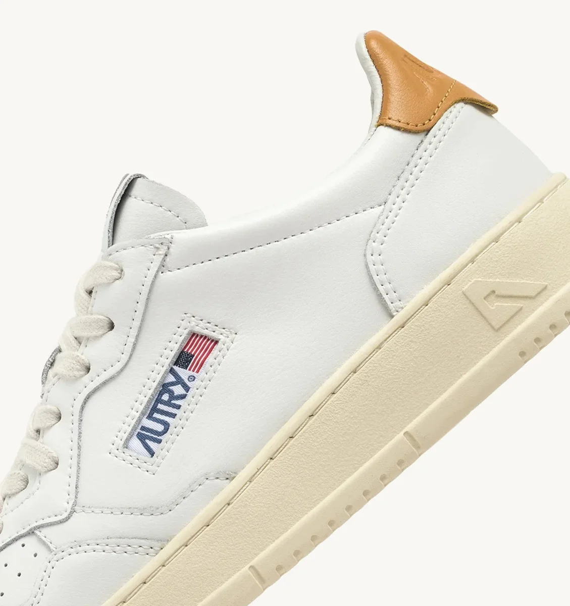 Autry Medalist Low Man Leather White Ylw. - immagine 7