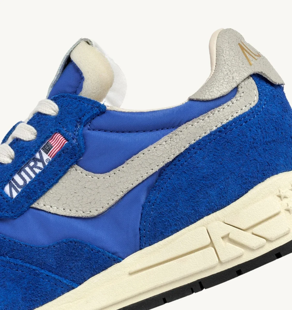 Autry Sneakers Reelwind Low Nylon Suede Blu Elettrico - immagine 7