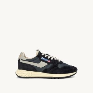 Autry Sneakers Reelwind Low Nylon Suede Nero