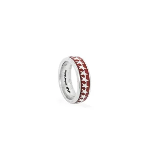 All-round Icon Ring Red - Sterling Silver