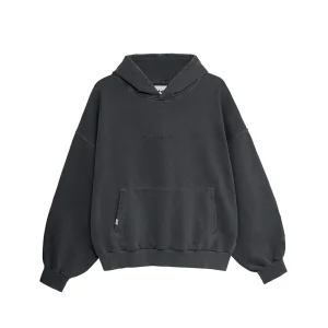 Icon Hoodie - Black (Stone Washed)