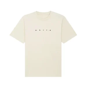 "White EP" S/S Tee - Natural