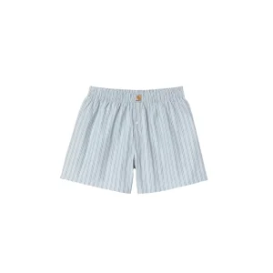 Cotton Boxer - Grimsby Stripe/ Blue Fog