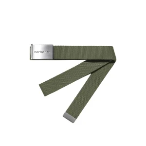 Clip Belt Chrome - Leaf Canvas