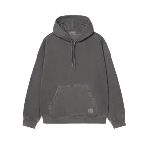 Hooded Torion Sweatshirt - Black Grind Wash