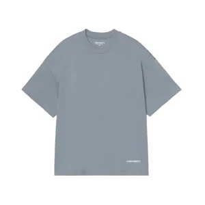 Link S/S Tee - Velvet Blue/ White