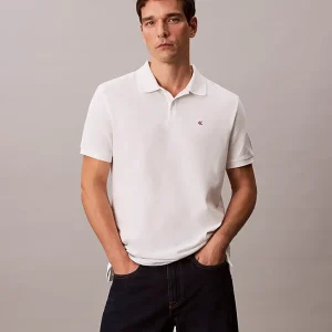 Polo in piqué di cotone CALVIN KLEIN