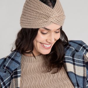 Fascia per Capelli in Alpaca Blend – Cammello