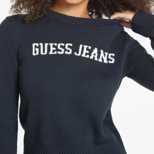 MAGLIONE LOGO CON INTARSI GUESS JEANS