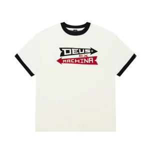 Arrows Ringer S/S Tee - Pistine White