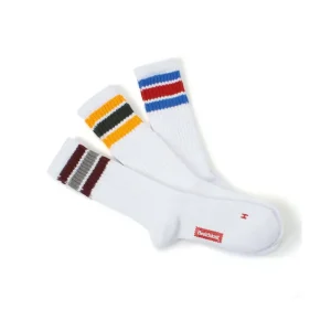 Sinker Line 3-Pack Socks - White/ Multi