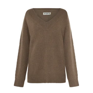 Alena Knit Jumper 9954 - Shitake