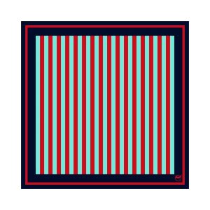 Pareo Riga Celeste e Rosso