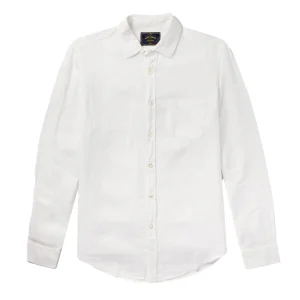 Linen L/S Shirt - White