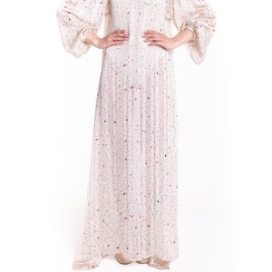 Caftano lungo bianco