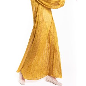 Caftano lungo giallo