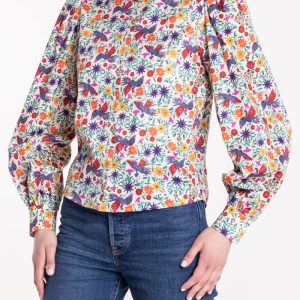 Camicia fantasia bianca