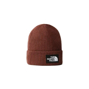 Box Logo Cuffed Beanie - Dark Oak