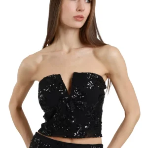 top bustino tulle paillettes SUSY MIX