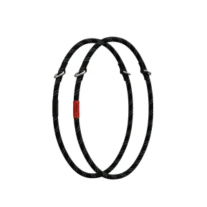10mm Rope Loop - Black Reflective