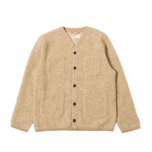 Cardigan Wool Fleece - Fawn